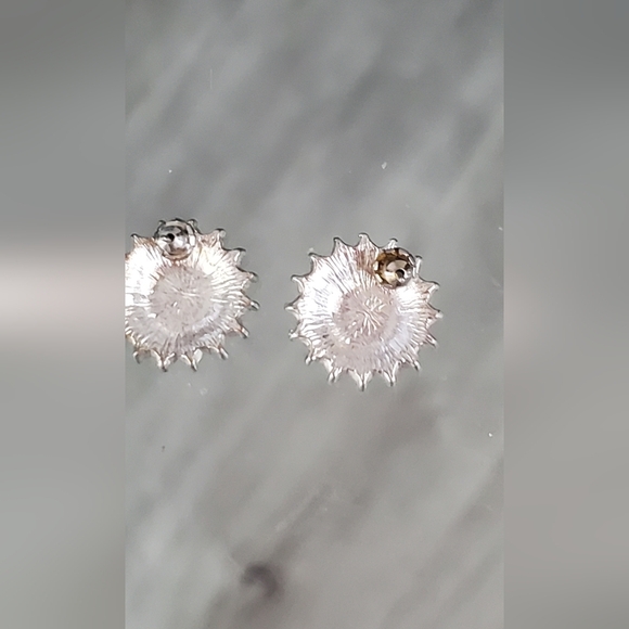 1 Ct Rose Quarts Vintage Elegant Pink Stud Earrings Moissonite Round Cut Sparkle - Picture 3 of 5